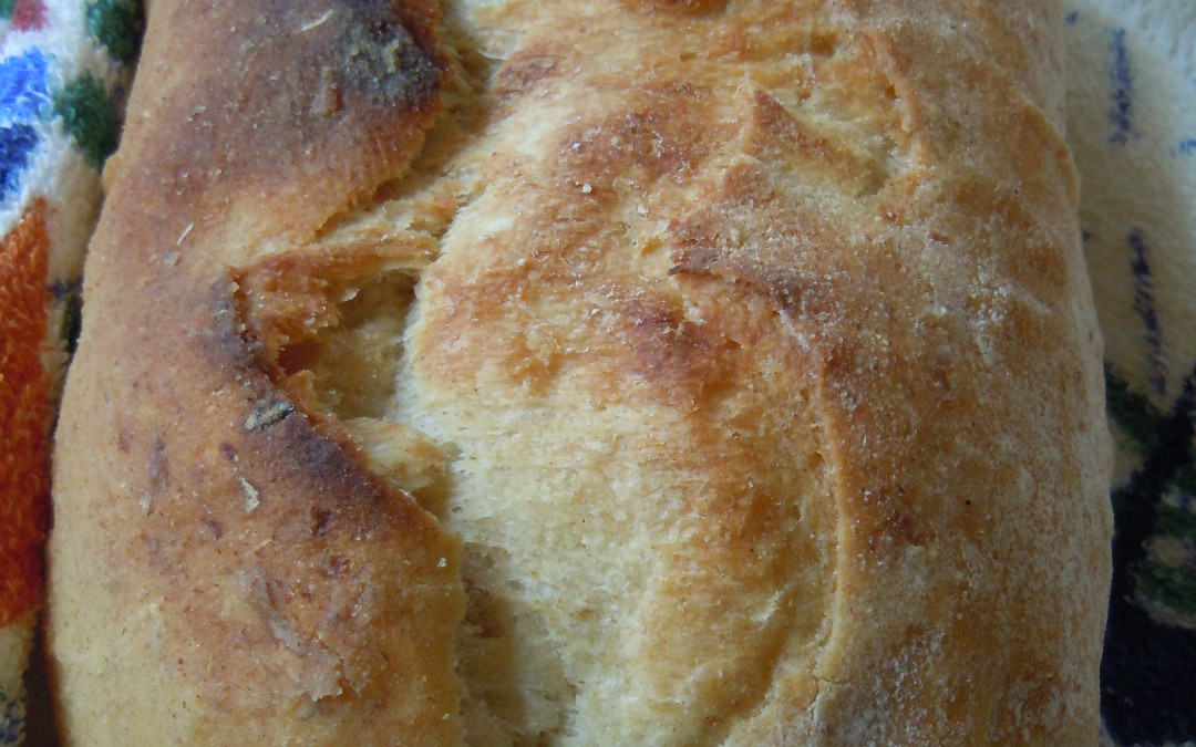 Pan con harina recia
