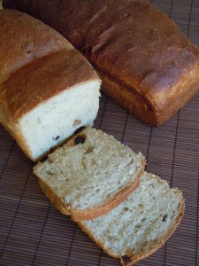 Pan de molde de queso Quark y frutos secos