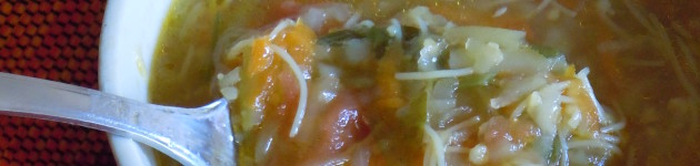 Sopa de hortalizas de las casbah